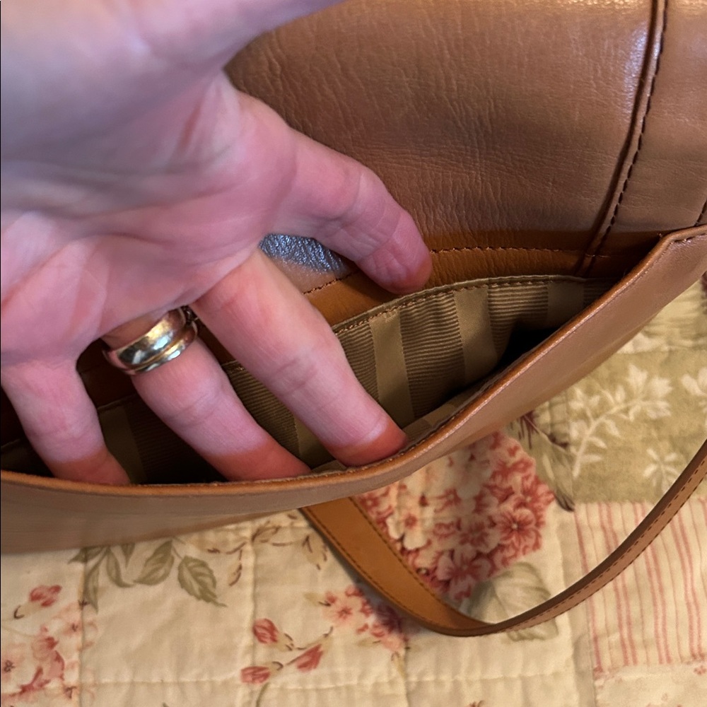 Brahmin Saddle Brown Crossbody Bag - Picture 14 of 16